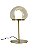Abajur Ozo Ambar Dourado (A)39Cm LED 8W 3000K | OZO1AB01AB10 - Imagem 1