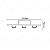 ARANDELA TRIFLUXO 3 FACHOS LUMINOSO PRETO 3W 3000K 25CM - Imagem 3