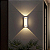 ARANDELA MODERN MINI 6W 3000K 2 FACHOS BRANCO ALUMINIO - Imagem 2