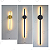 ARANDELA ONE WAY LUZ INDIRETA PRETO 20W 90CM ALUMÍNIO - Imagem 2