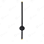 ARANDELA ONE WAY LUZ INDIRETA PRETO 20W 90CM ALUMÍNIO - Imagem 1