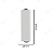 MINI ARANDELA 2 FACHOS BRANCO 6W 3000K ALUMÍNIO 87X25MM - Imagem 3