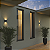 ARANDELA EXTERNA ULTRAFINA LED SLIM PRETO 6W 3000K QUADRADA - Imagem 2
