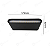 ARANDELA EXTERNA ULTRAFINA LED SLIM PRETO 10W 3000K QUADRADA - Imagem 2