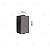 ARANDELA DE PAREDE 6W BRANCO QUENTE 3000K PRETO 2 FACHOS - Imagem 3