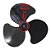 Hélice Ventilador Original Britânia 3 Pás 30cm Preta - Imagem 2