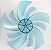 Hélice Philco/Britânia 40cm 10 Pás Bvt495/pvt492/pvc491 Azul - Imagem 1