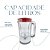 Copo para Liquidificador Diamante 1000 Vermelho - Imagem 4