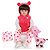 Bebê Reborn Girafinha Mais Itens - 100% Silicone - Imagem 7