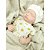 Boneca Bebê Reborn Rosalie Olhos Fechados com Carrinho - Imagem 5