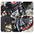 10 Und Parafuso Arruela Anodizada Preto M6 Moto Carro - Imagem 6