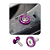 10 Und Parafuso Arruela Anodizada Roxo M6 Moto Carro - Imagem 4