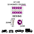 10 Und Parafuso Arruela Anodizada Roxo M6 Moto Carro - Imagem 7