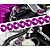 10 Und Parafuso Arruela Anodizada Roxo M6 Moto Carro - Imagem 5