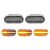 2 Seta Pisca Sequencial Vw Golf Mk4 Amarok Passat Bora Seat - Imagem 2