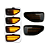 Pisca Led Lateral 12V Preto Amare Renault Iconic Zen Intense - Imagem 1