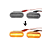 Pisca Led Lateral Sequencial Transparente Renault Clio Oroch - Imagem 6