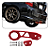 Gancho Engate Reboque Esportivo Tow Hook Universal Vermelho - Imagem 7