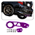Gancho Engate Reboque Tow Hook tuning Universal Roxo Sport - Imagem 9