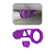 Gancho Engate Reboque Tow Hook tuning Universal Roxo Sport - Imagem 10