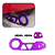 Gancho Engate Reboque Tow Hook tuning Universal Roxo Sport - Imagem 5