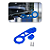 Tow Hook Engate Reboque Carro Camionete Universal Azul Top - Imagem 9