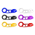 Gancho Engate Reboque Tow Hook Carro Camionete Amarelo Top - Imagem 2