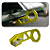 Gancho Engate Reboque Tow Hook Carro Camionete Amarelo Top - Imagem 3