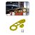 Gancho Engate Reboque Tow Hook Carro Camionete Amarelo Top - Imagem 7