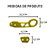 Gancho Engate Reboque Tow Hook Carro Camionete Amarelo Top - Imagem 5