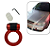 Gancho Engate Reboque Esportivo Tow Hook Vermelho Veicular M - Imagem 1