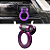Gancho Engate Reboque Esportivo Tow Hook Roxo Universal JDM - Imagem 4