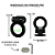 Gancho Engate Reboque Esportivo Tow Hook Universal Preto Car - Imagem 5