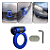 Tow Hook Engate Reboque Carro Camionete Universal Azul JDM - Imagem 1