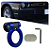 Tow Hook Engate Reboque Carro Camionete Universal Azul JDM - Imagem 6