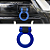 Tow Hook Engate Reboque Carro Camionete Universal Azul JDM - Imagem 9