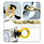 Gancho Engate Reboque Tow Hook Carro Camionete Amarelo JDM - Imagem 5