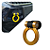 Gancho Engate Reboque Tow Hook Carro Camionete Amarelo JDM - Imagem 2