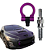 Gancho Engate Reboque Esportivo Tow Hook Modelo Europeu Roxo - Imagem 2