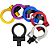 Gancho Engate Reboque Esportivo Tow Hook Universal Preto Car - Imagem 7
