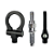 Gancho Engate Reboque Esportivo Tow Hook Universal Preto Car - Imagem 9