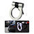 Engate Reboque Esportivo Tow Hook Universal Cinza Veicular - Imagem 7