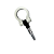 Engate Reboque Esportivo Tow Hook Universal Cinza Veicular - Imagem 2
