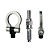 Engate Reboque Esportivo Tow Hook Universal Cinza Veicular - Imagem 8