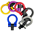 Tow Hook Engate Reboque Carro Camionete Universal Azul Carro - Imagem 6