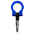 Tow Hook Engate Reboque Carro Camionete Universal Azul Carro - Imagem 10