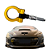 Engate Reboque Esportivo Tow Hook Modelo Europeu Amarelo Car - Imagem 2