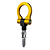 Engate Reboque Esportivo Tow Hook Modelo Europeu Amarelo Car - Imagem 1