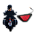 Luz De Freio Brake Light Triangular F1 Universal Moto Strobo - Imagem 1