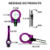 Gancho Engate Reboque Esportivo Tow Hook Modelo Japones Roxo - Imagem 9